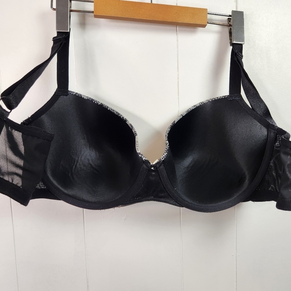 Penningtons TiVoglio Black Snakeskin Underwire Lightly Lined T-Shirt Bra 40ddd - Picture 7 of 8
